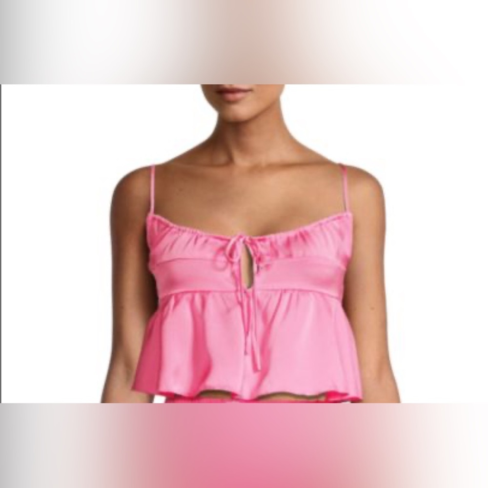 Free People Intimately Post-Holiday Cami Pink Top Size M